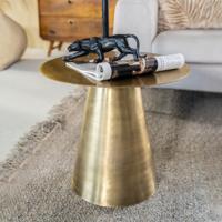 By-Boo Bijzettafel 'Mastic' 50cm, kleur Goud - thumbnail