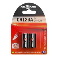 Ansmann CR17335 CR123A Fotobatterij Lithium 1375 mAh 3 V 2 stuk(s) - thumbnail