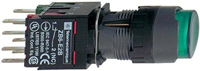 Schneider Electric XB6AE3B1B XB6AE3B1B Verlichte druktoets 250 V 3 A Moment (l x b x h) 57 x 18 x 18 mm IP65 1 stuk(s)