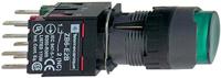Schneider Electric XB6AE3B1B XB6AE3B1B Verlichte druktoets 250 V 3 A Moment (l x b x h) 57 x 18 x 18 mm IP65 1 stuk(s) - thumbnail