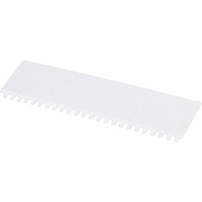 F-Tronic 7290032 Afdekstrips PS Wit 10 stuk(s)