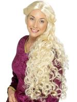 Blonde Renaissance pruik - thumbnail