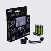 Verico LoopEnergy USB-C Oplaadbare batterij (USB-C) Li-ion 600 mAh 1.5 V 8 stuk(s) - thumbnail