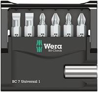 Wera Mini-Check 05073406001 Bitset 7-delig Plat, Kruiskop Phillips, Kruiskop Pozidriv - thumbnail