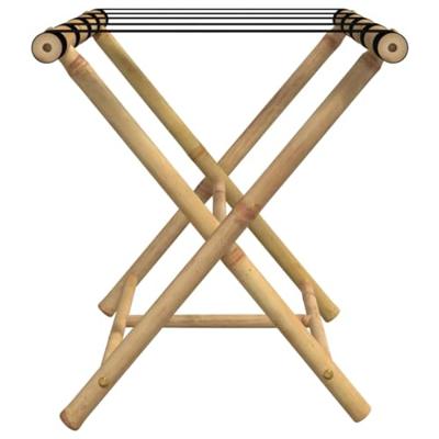 VidaXL Bagagerek inklapbaar 62x42x50,5 cm bamboe VidaXL Bagagerek inklapbaar 62x42x50,5 cm bamboe