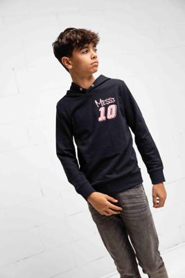 Vingino x Messi Merto Hoodie Kids Zwart - Maat 140 - Kleur: ZwartRoze | Soccerfanshop