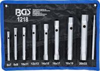 BGS technic Socket Wrench Set SW 6 x 7 - 20 x 22 mm 9 Pcs. - thumbnail