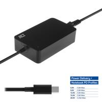ACT USB-C laptoplader met Power Delivery profielen 65W - thumbnail