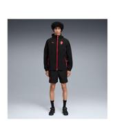 PUMA AC Milan Pumatech Broekje Woven 2025-2026 Zwart Rood - thumbnail