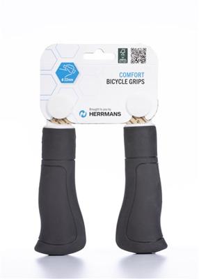 Herrmans ergo 84 comfort handvat - 90mm, zwart