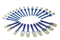 Ivana kwastenset [25-delig] - wegwerp - diverse maten en vormen - thumbnail