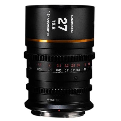 Laowa Nanomorph 27mm T2.8 1.5X S35 (Amber) (Cine) Canon RF Laowa Nanomorph 27mm T2.8 1.5X S35 (Amber) (Cine) Canon RF