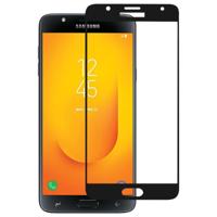 Volledige lijm volledige cover Screen Protector gehard glas film voor Galaxy J7 Duo - thumbnail