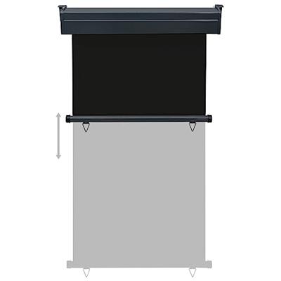 Balkonscherm 105x250 cm zwart Balkonscherm 105x250 cm zwart