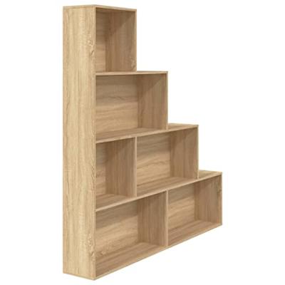 Boekenkast/kamerscherm 155x24x160 cm bewerkt hout sonoma eiken