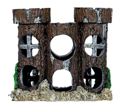 Superfish Deco Round Castle M - Handgeschilderd Middeleeuws Kasteel Aquarium Decor Eco-Friendly