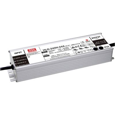 MEAN WELL LED-driver Constante spanning, Constante stroomsterkte 240 W 2.5 - 5 A 44.8 - 51.2 V/DC 3-in-1 dimmer, Outdoor, Dimbaar, Instelbaar, Overspanning,