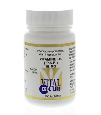 Vital Cell Life Vitamine B6 P-5-P 16mg 100 Tabletten