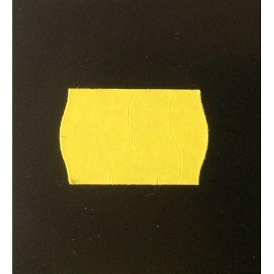 Etiket 2516 golf geel perm zekerstanzing Etiket 2516 golf geel perm zekerstanzing