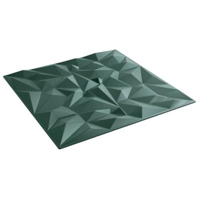 VidaXL 24 st wandpanelen amethist 6 m² 50x50 cm xps groen