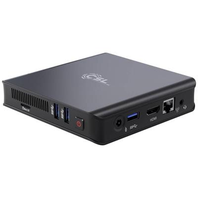 CSL Computer Mini PC Narrow Box Ultra HD Compact v5 Intel® Celeron® N5100 4GB RAM 128GB eMMC Intel