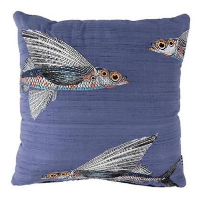MOOOI Embroidered Flying Coral Fish Blue