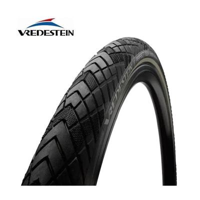 VREDESTEIN buitenband 28x1.5/8x1.3/8 37-622 reflectie perfect tour zwart VREDESTEIN buitenband 28x1.5/8x1.3/8 37-622 reflectie perfect tour zwart