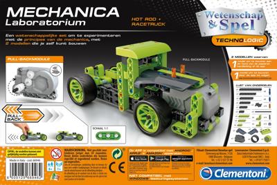 Cilgro Clementoni hot rod en racetruck wetenschap en spel set techno logic
