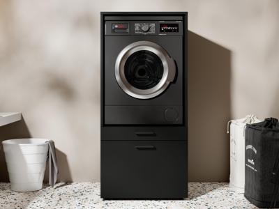 Kast WASHING 1 machine MEDIUM zwart Kast WASHING 1 machine MEDIUM zwart