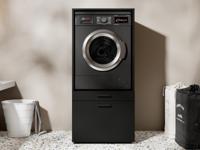 Kast WASHING 1 machine MEDIUM zwart - thumbnail