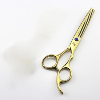 Professionele haar snijden Scissor kappers Kit dunner schaar Kapper (goud verdunnen (SXLC-605T))