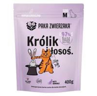 PAKA ZWIERZAKA Rabbit and salmon - droog kattenvoer - 400g - thumbnail