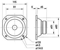 Visaton FRS 10 WP Inbouwluidspreker - thumbnail