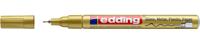 Edding Glanzlackmarker 4-780-9-053 Lakmarker Goud 0.8 mm - thumbnail