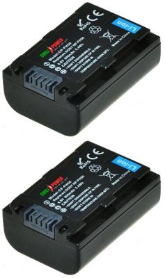 ChiliPower NP-FH50 / NP-FH40 accu voor Sony - 800mAh - 2-Pack