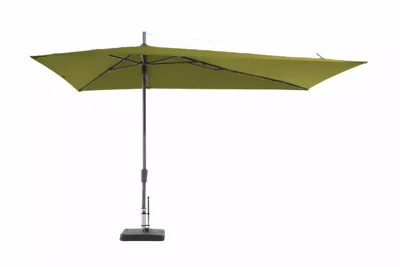 Grote Zweefparasol Asymetrique Windbestendig 360x220 cm Groen van Madison
