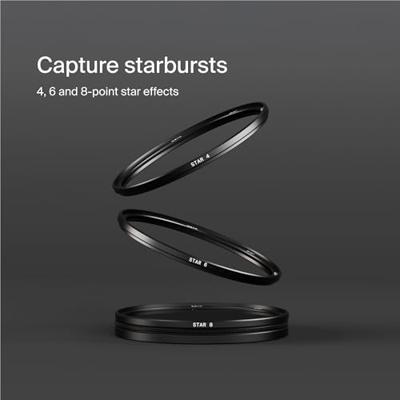 Urth 82mm Magnetic Stellar Filter Kit Plus+ (4-point, 6-point, 8-point)
