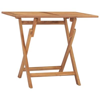 Tuintafel inklapbaar 90x60x75 cm massief teakhout