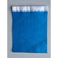 Toegangsbandjes kleur blauw 100 stuks - thumbnail