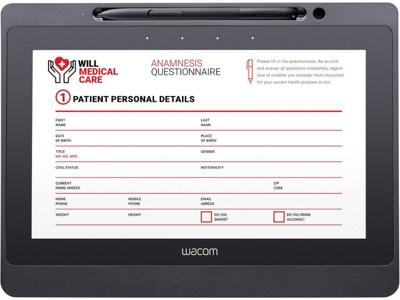 Wacom Signature Set DTU-1141B & sign pro PDF USB Pen-display, signature-pad Zwart