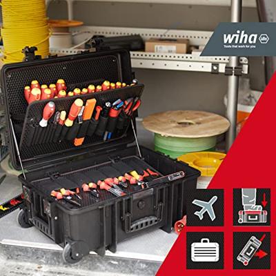 Wiha 42069 Electricien, Handwerker, Leerling, Professioneel, VDE Gereedschapskoffer (gevuld) 113-delig (l x b x h) 625 x 440 x 280 mm