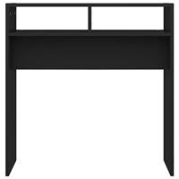 Wandtafel 78x30x80 cm spaanplaat zwart - thumbnail