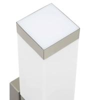 Buitenwandlamp Zilver 10.5 x 6 x 35 cm Roestvrij staal - thumbnail