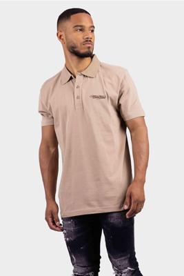 Carlo Colucci C3436 56 Basic Polo Heren Beige - Maat M - Kleur: Beige | Soccerfanshop
