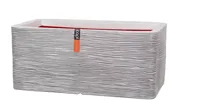 Capi nature rib nl kunststof plantenbak 73x39x32 cm ivoor - thumbnail