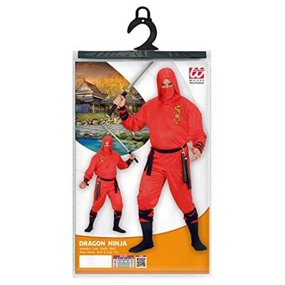 Rode draak ninja pak volwassen