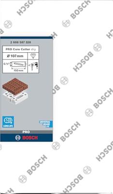 Bosch Accessories Bosch Power Tools 2608587328 Droogboorkroon 107 mm Van diamant voorzien 1 stuk(s)