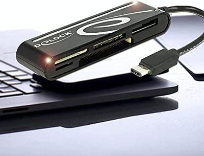 Delock 91739 USB 2.0-kaartlezer USB Type-C male 5 sleuven Delock 91739 USB 2.0-kaartlezer USB Type-C male 5 sleuven