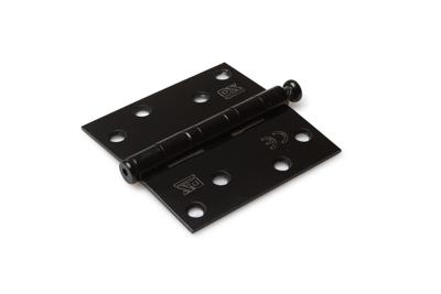 Dulimex Kogellagerscharnier rechte hoeken 89x89 mm zwart gelakt