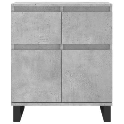 Dressoir 60x35x70 cm bewerkt hout betongrijs